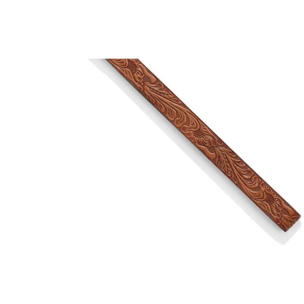 NEW JUSTIN kid's spirit heart belt in brown - Picture 3 of 3